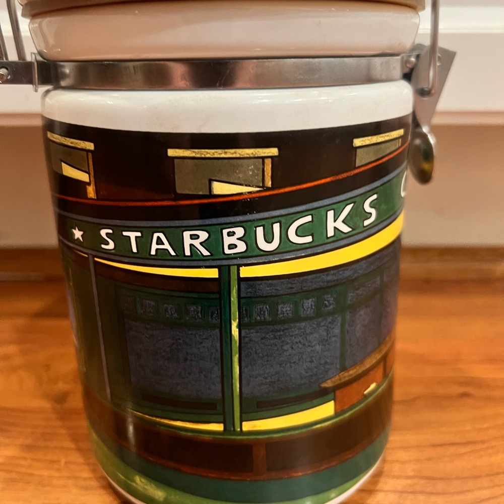 Starbucks Ceramic Decorative Canister